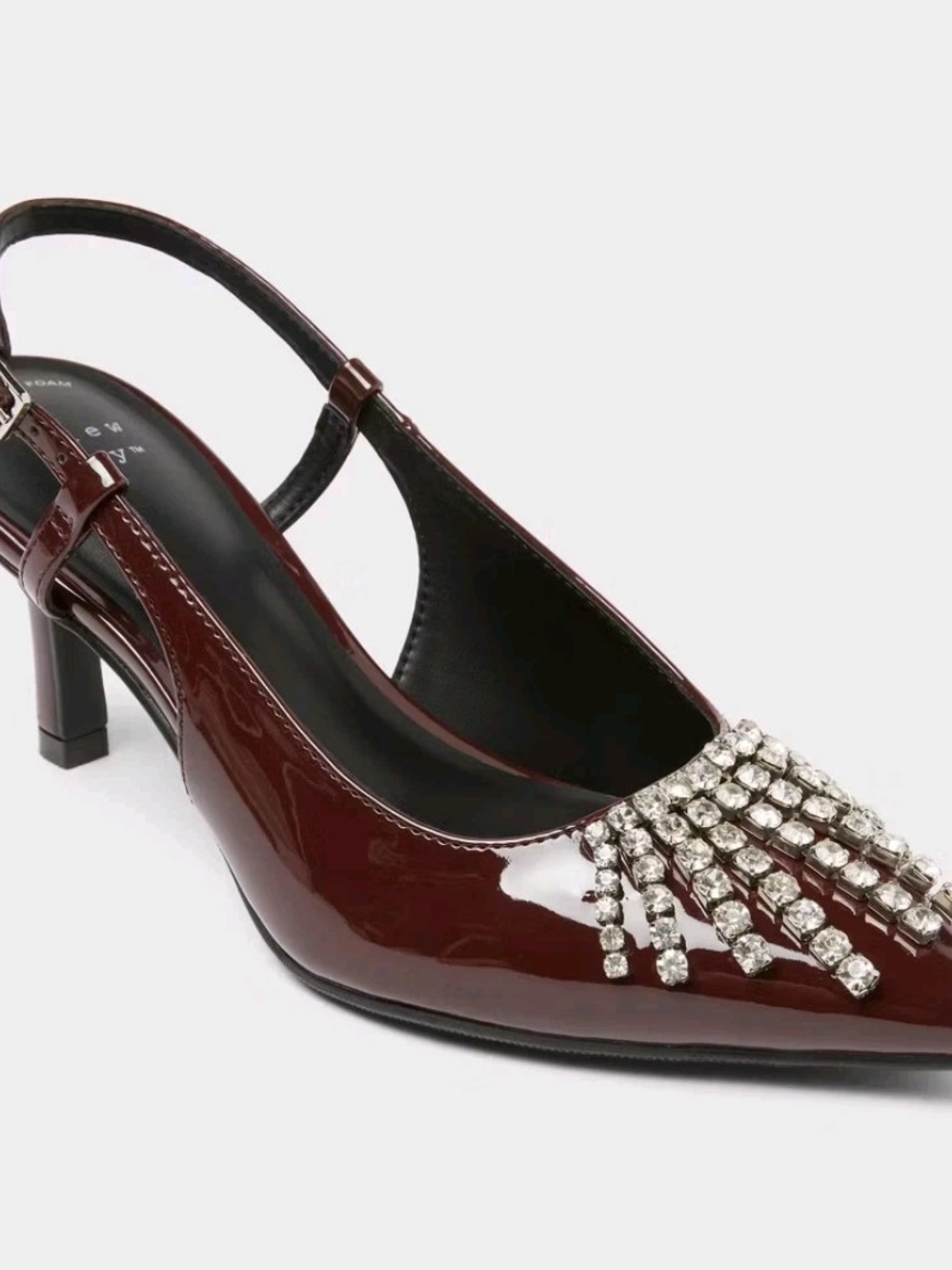 A New Day Dark Women Serafina Heels with Memory Foam Insole - Burgundy